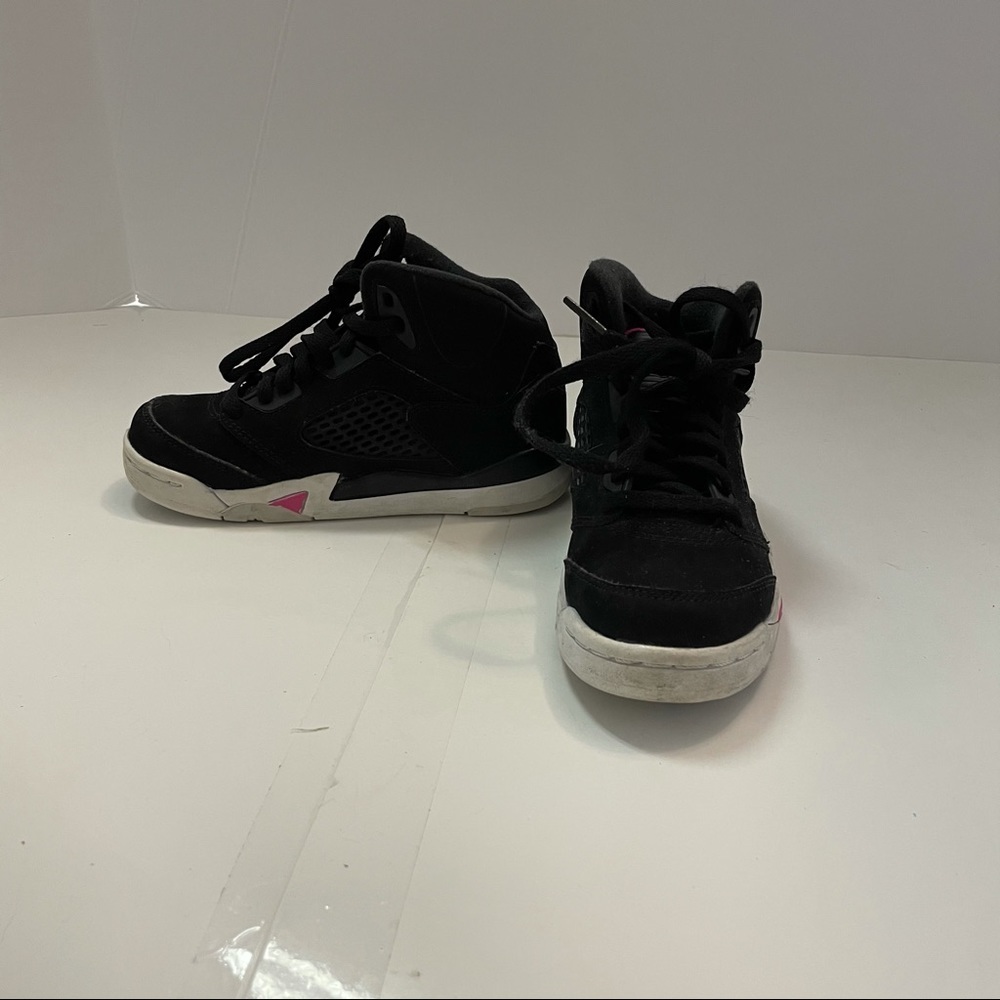 Air Jordan Kids 5 Retro Gp Pink Deadly Wh/Bl - Picture 3 of 9
